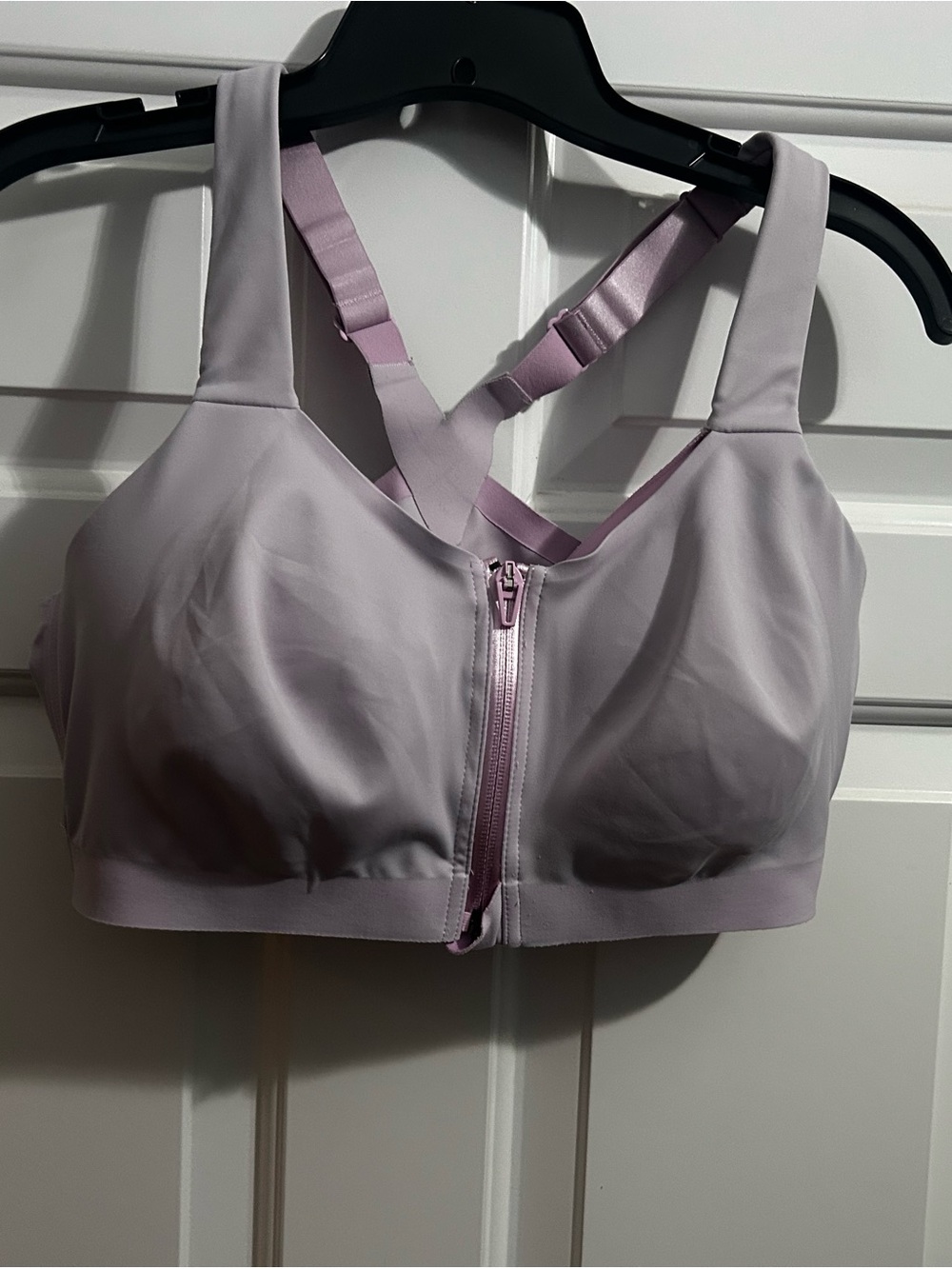 front zip victoria secret bra light Lavender